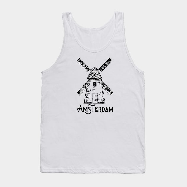 Amsterdam Lover Tank Top by BaliChili